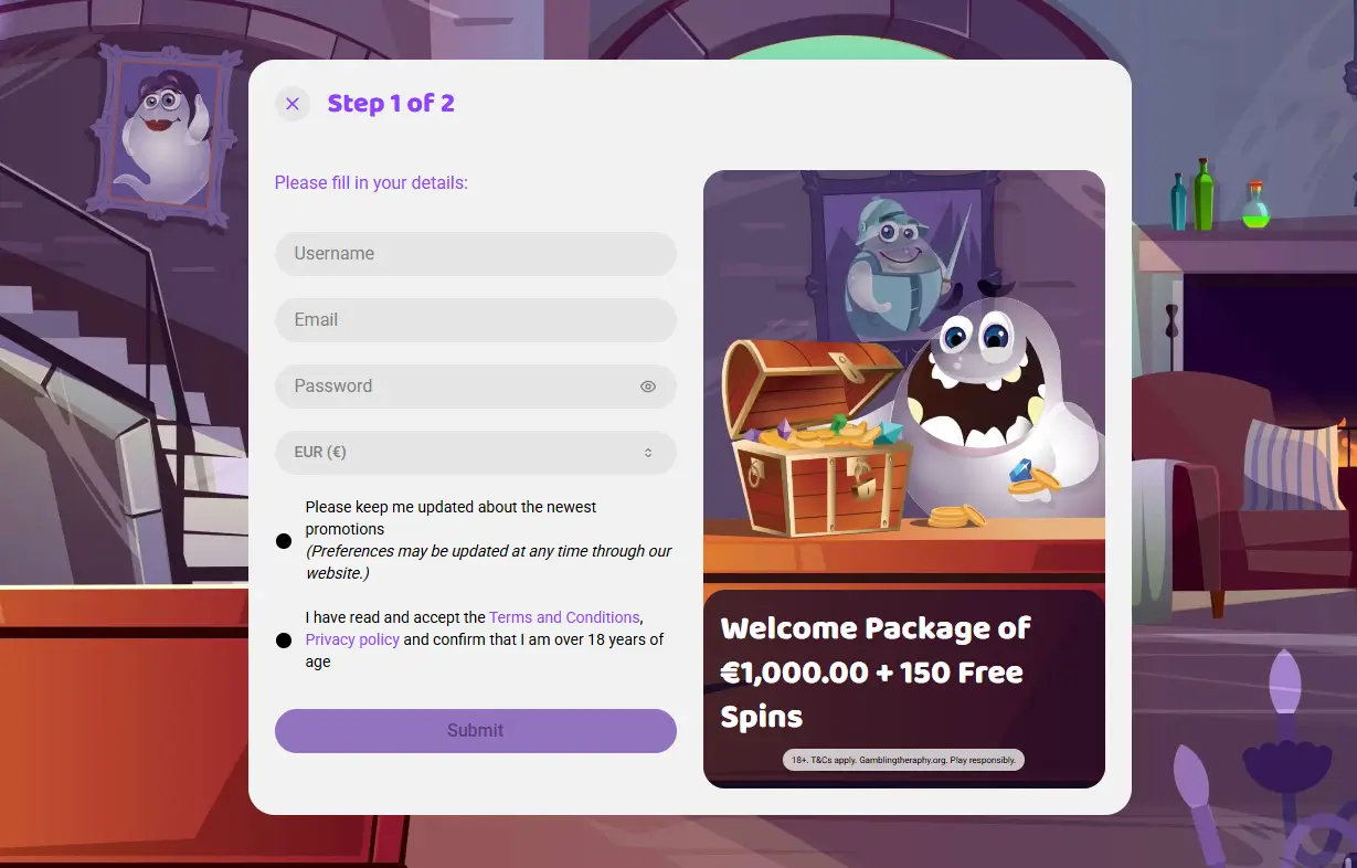 Boo Casino Login and Registration Process